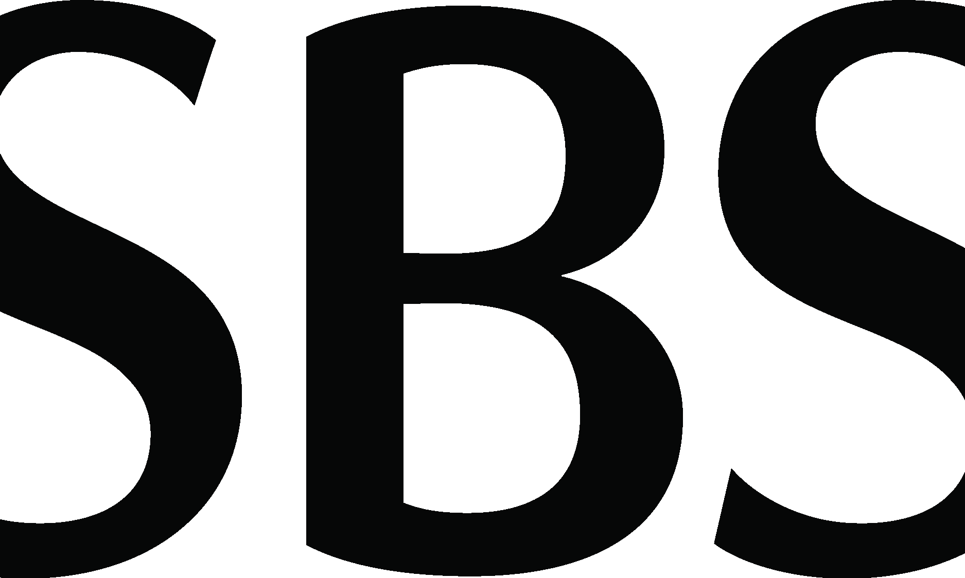 SBS Broadcasting B.V. Black Logo Vector Logo